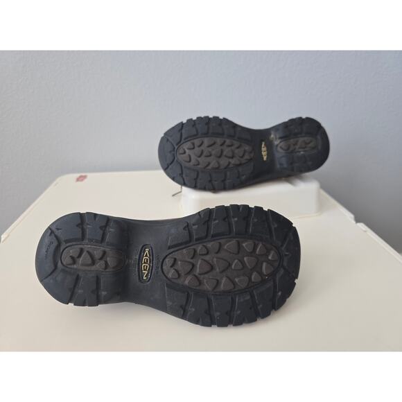 NOT FOR SALE KEEN Women’s 6.5 Brown Leather Trail Shoes Hiking Outdoor Comfort - Picture 4 of 8